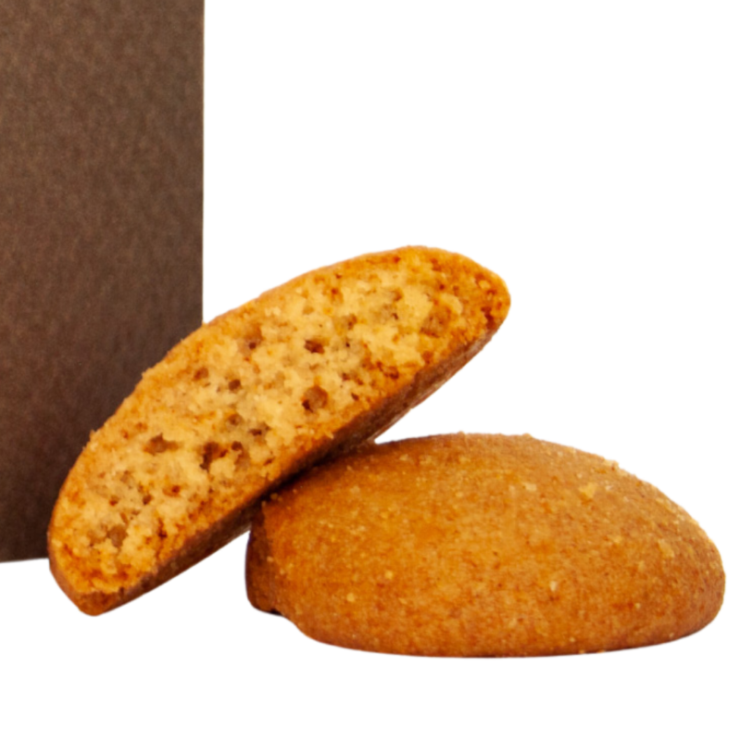 Premium Natural Pure Organic Ginger Essential Oil Vegan Cookies Made in Italy Ginger Flavor Tasty Homemade Biscuits Bulk