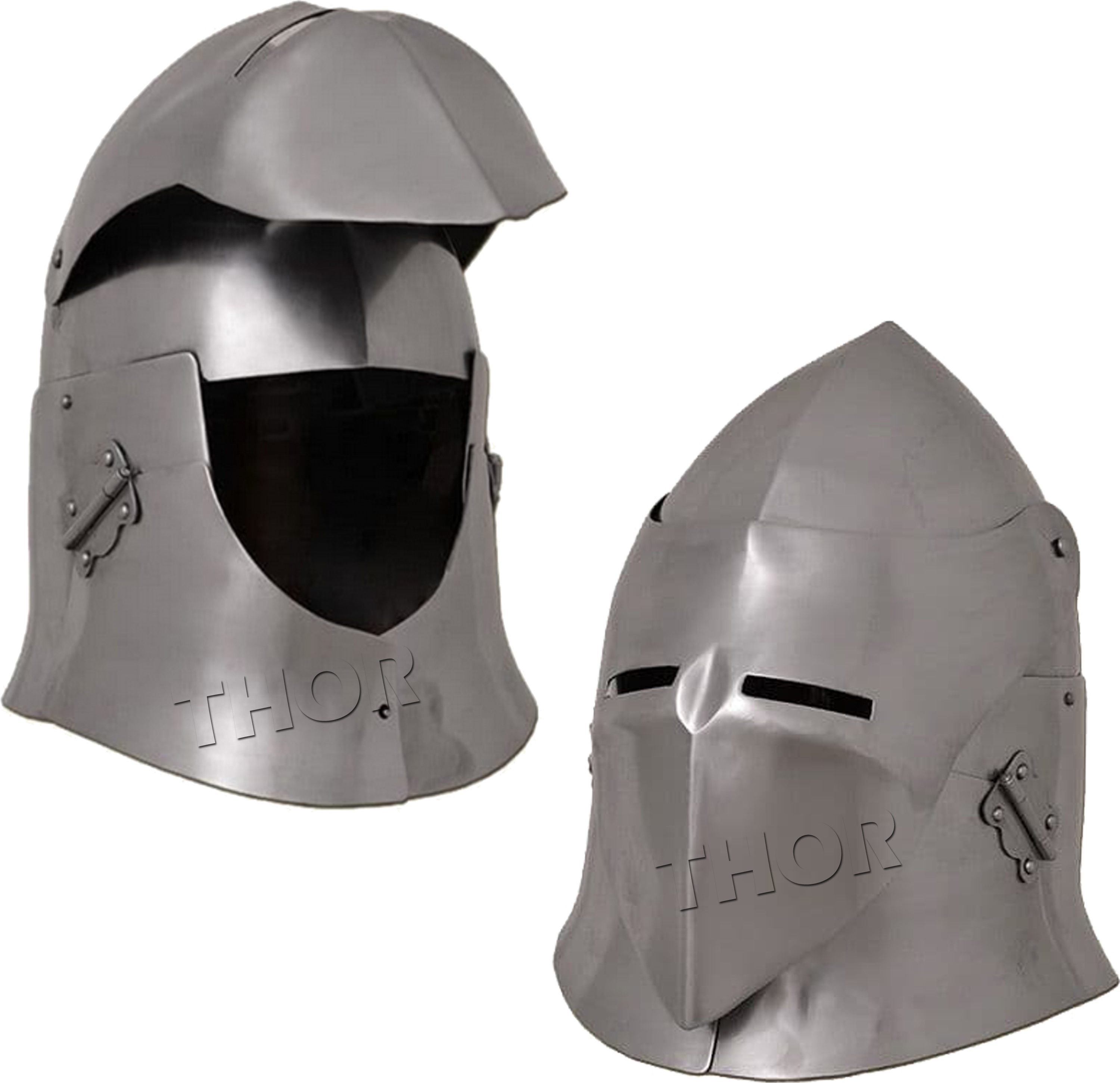 Medieval Burbuta Helmet Costume Reenactment Helmet Silver Polished Crusaders Helmet