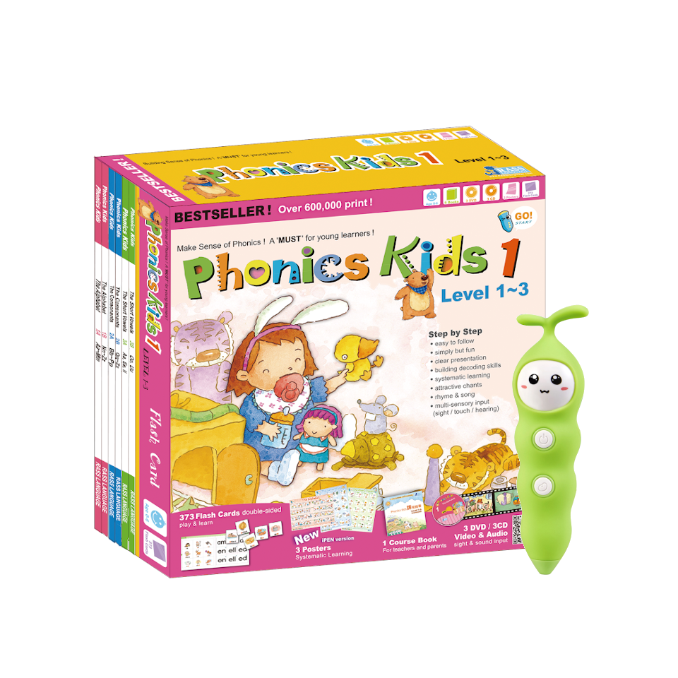 Phonics детский набор 1 XY1806 детская книга для чтения с ручкой для чтения