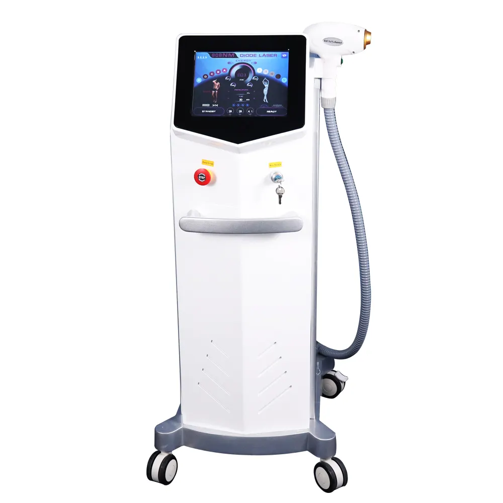 Permanent Hair Remover Alexandrite Laser 3 Wavelengths 808 755 1064 Diode Laser Hair Removal