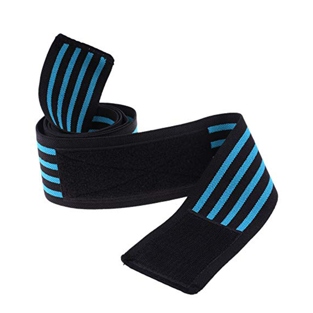 Knee Wrap Elasticated Compression Support for Gym Workout Weightlifting Fitness