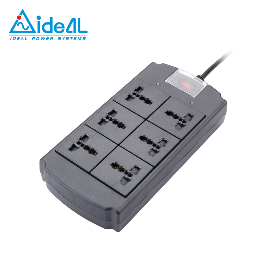 6 AC outlets multiple universal outlets surge protector