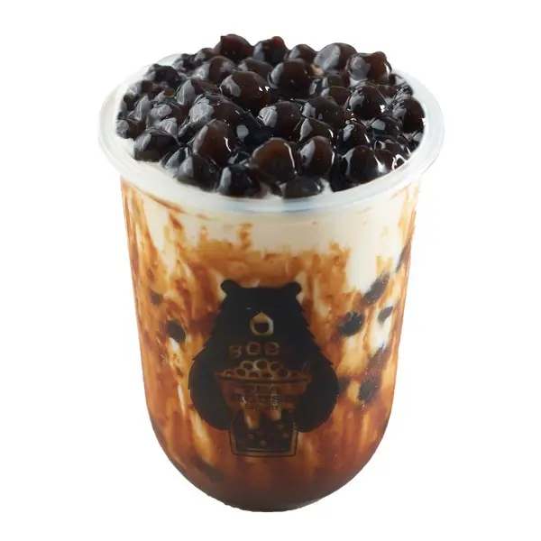 Black popping boba for milk tea/ Bubble boba for sale/ Tapioca pearls for bubble tea