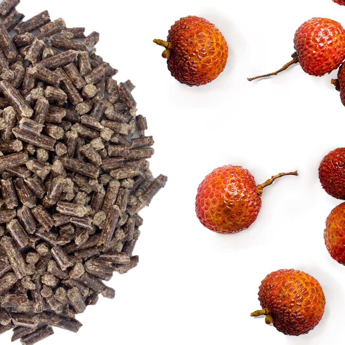 Азия, фабричная цена, дымовые гранулы lychee для гриля для курения