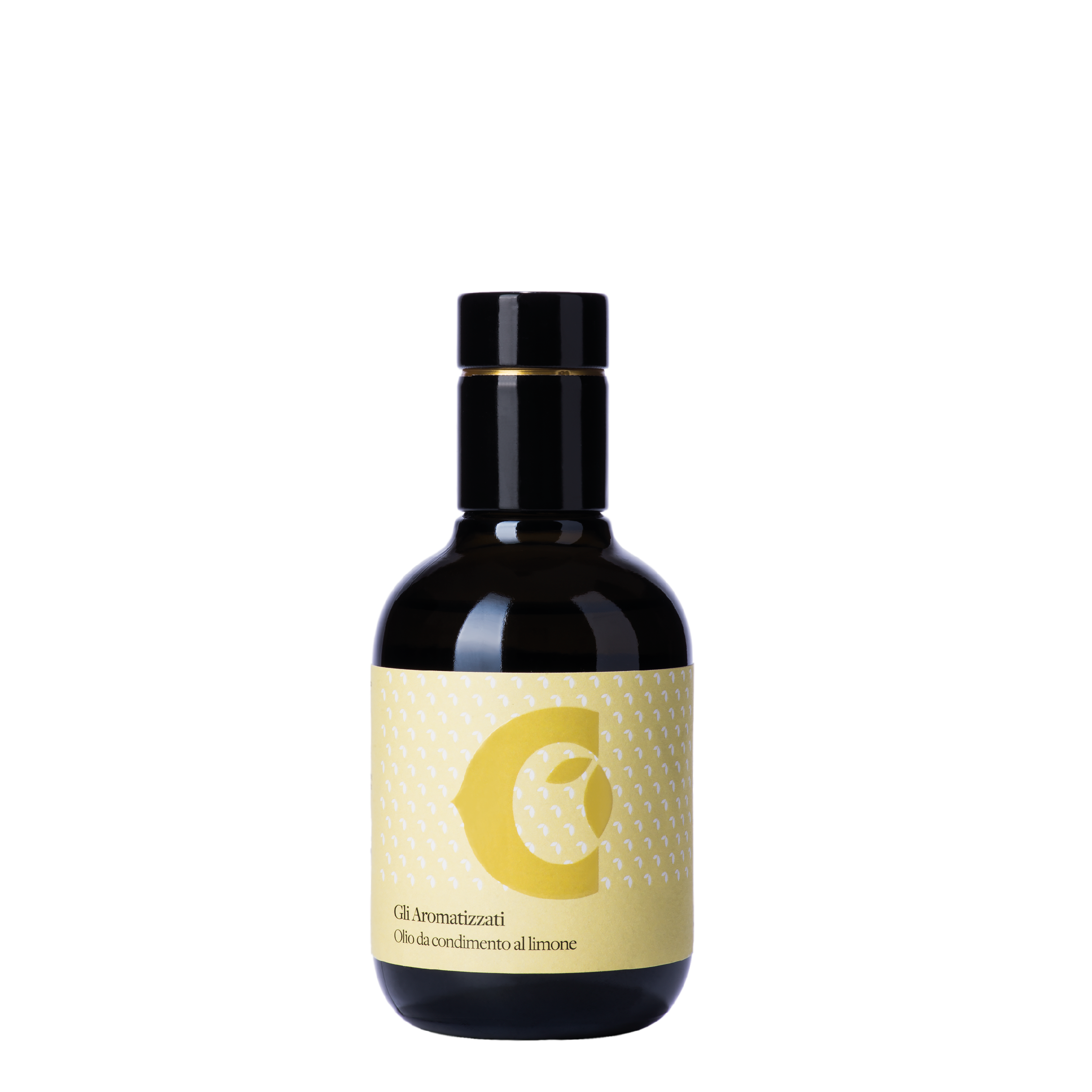 Made in Italy 250ml Bottle Glass flavored lemon Cold Press Virgin Olive Oil