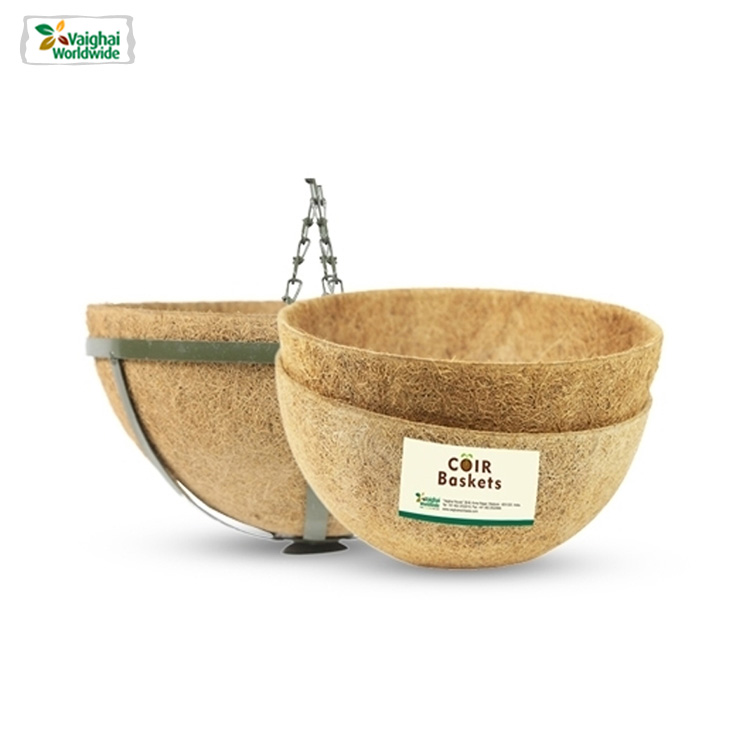 New Trending Eco-Friendly Coco Liner Hanging Basket/ Coir Basket Liner