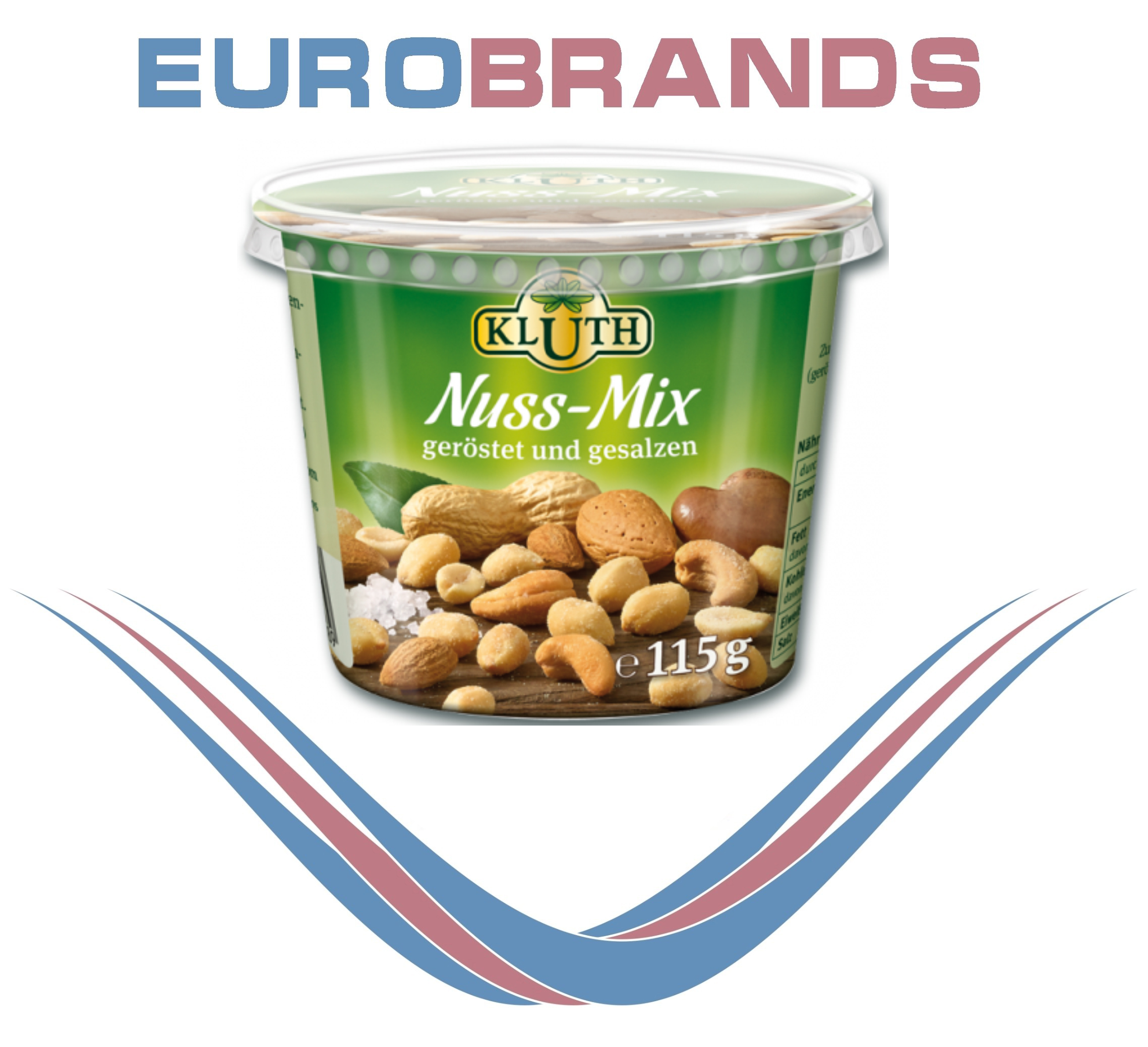 Kluth Nuss Mix, gerostet + gesalzen 115g