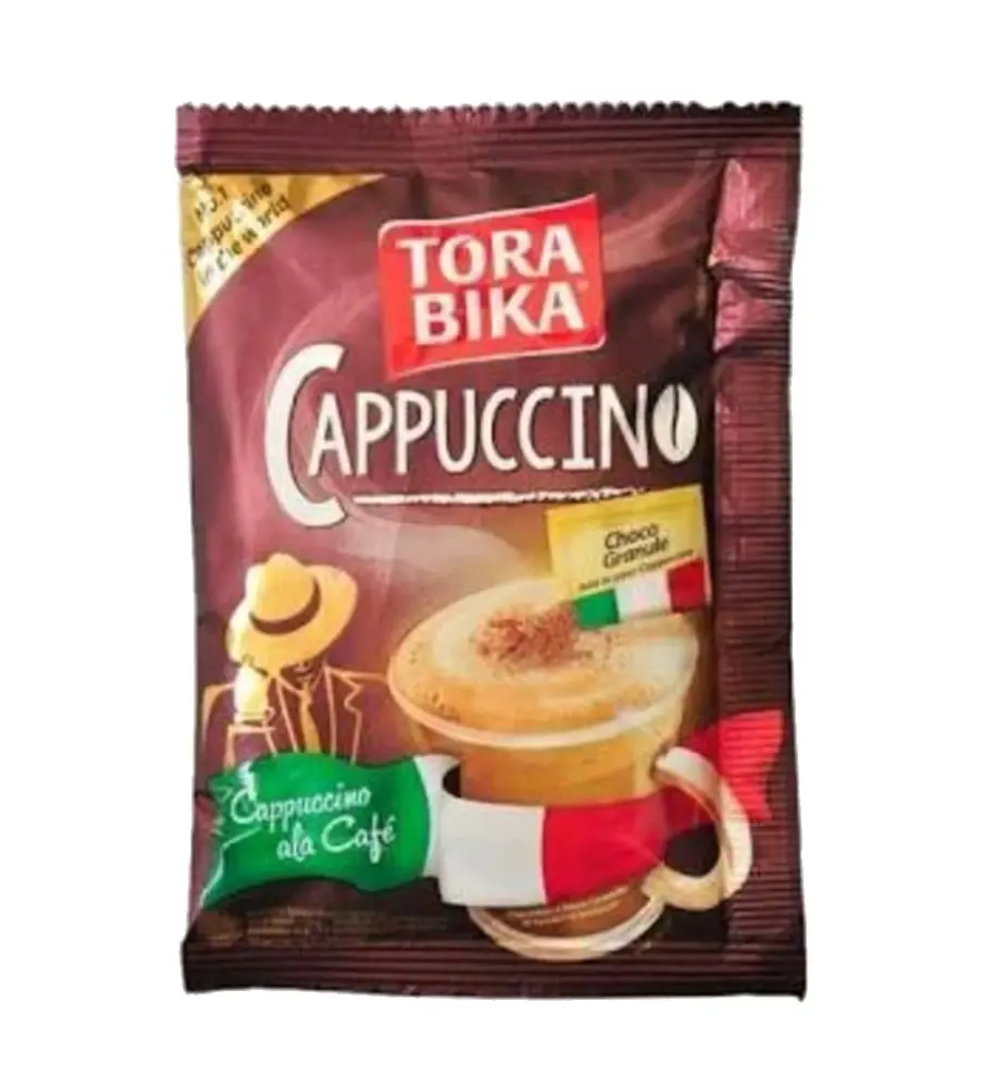 cappuccino Coffee Sachets 25gr Choco granule taste cappuccino ala cafe High Grade coffee Original 100 %