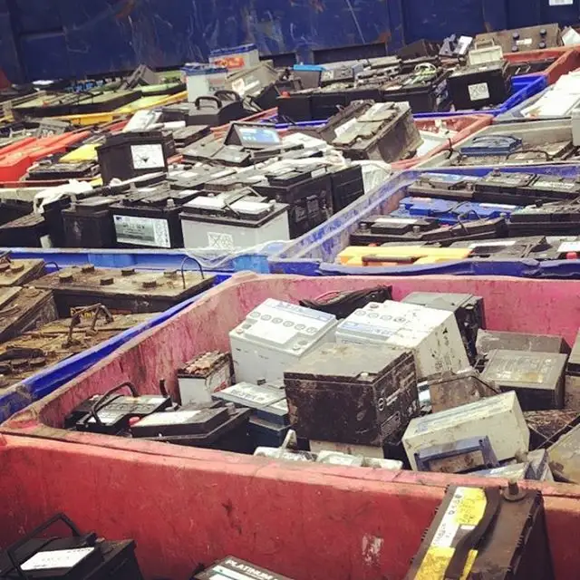High Grade Used Drained Lead Car Battery Scrap for sale