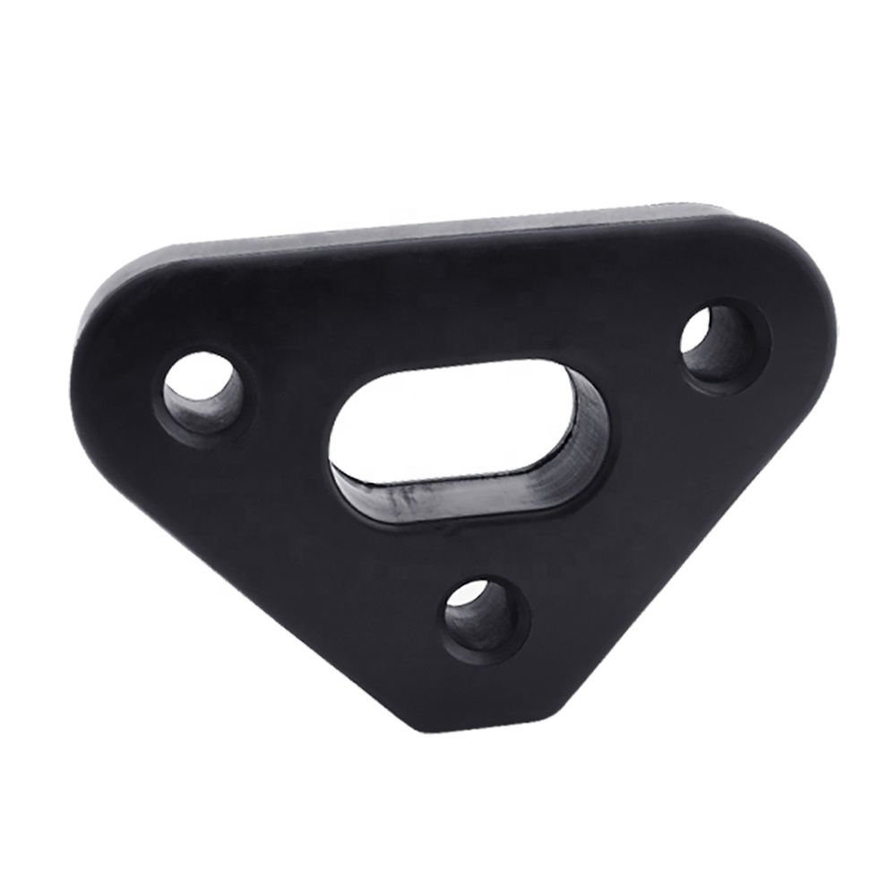 3 Holes 9mm Dia Black Rubber Muffler Exhaust Hangers Bushing