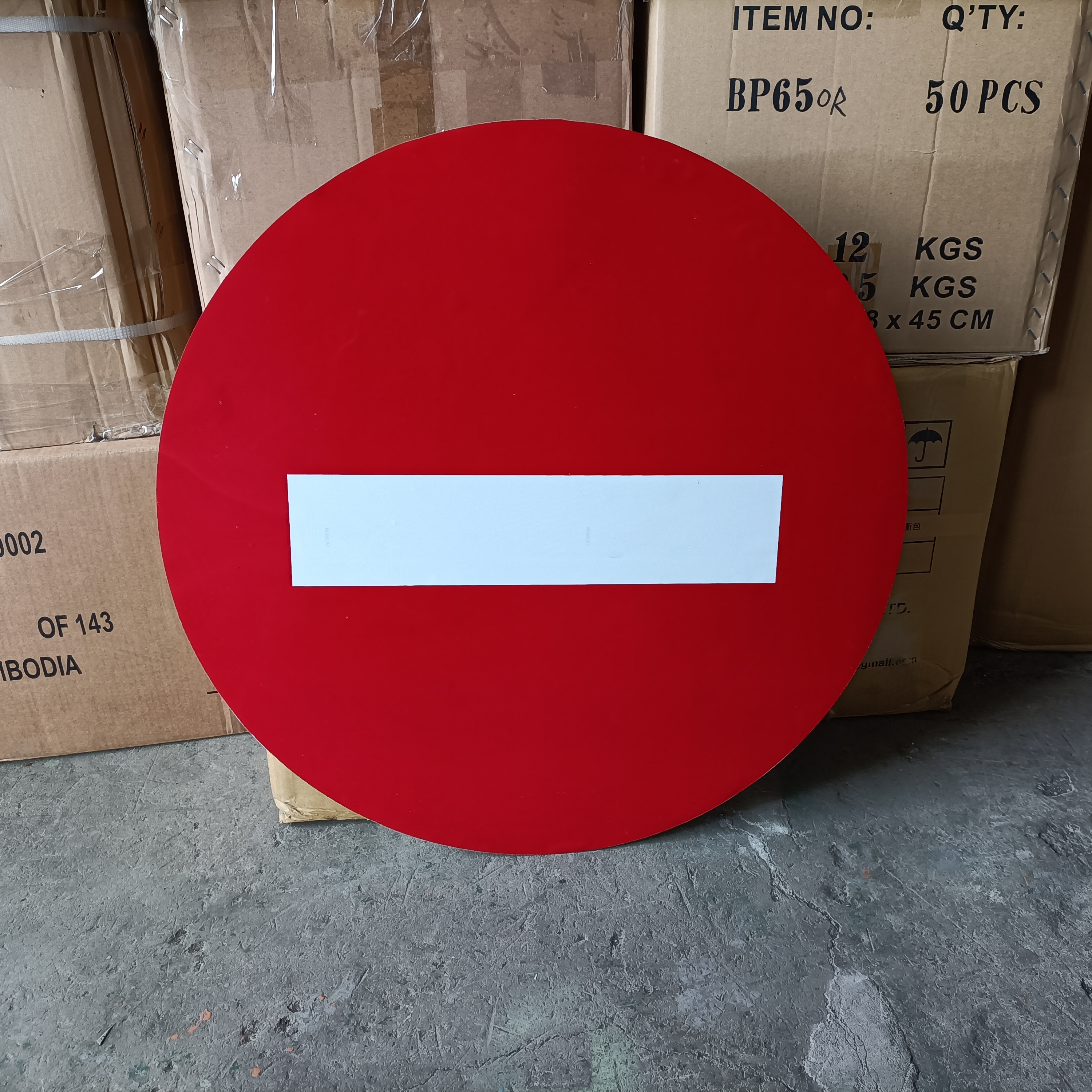 Road sign parking sign customized aluminum plate Ternium plate Reflective traffic sign