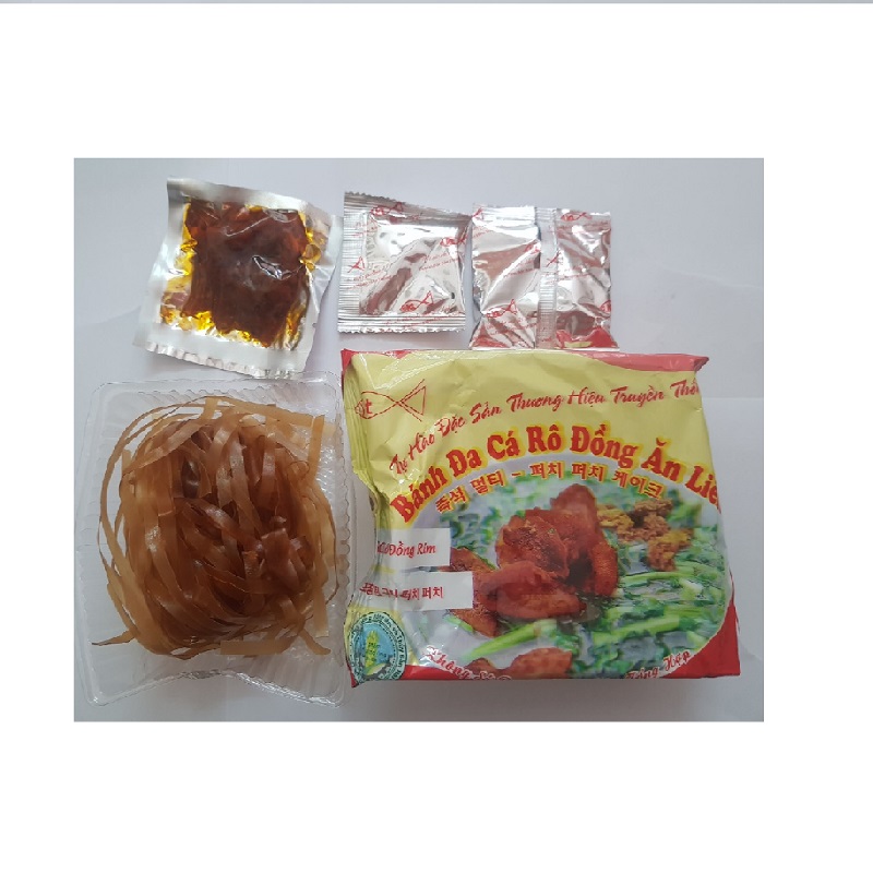 Perch meet Instant Rice Noodle made from Long pink rice/Instant Rice noodles vermicelli