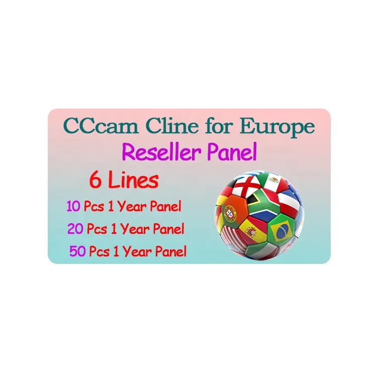 Reseller Panel for cccam Cline Europe Receptor de Satellite CS 6 lines GTmedia V8 Nova cccam Poland UK