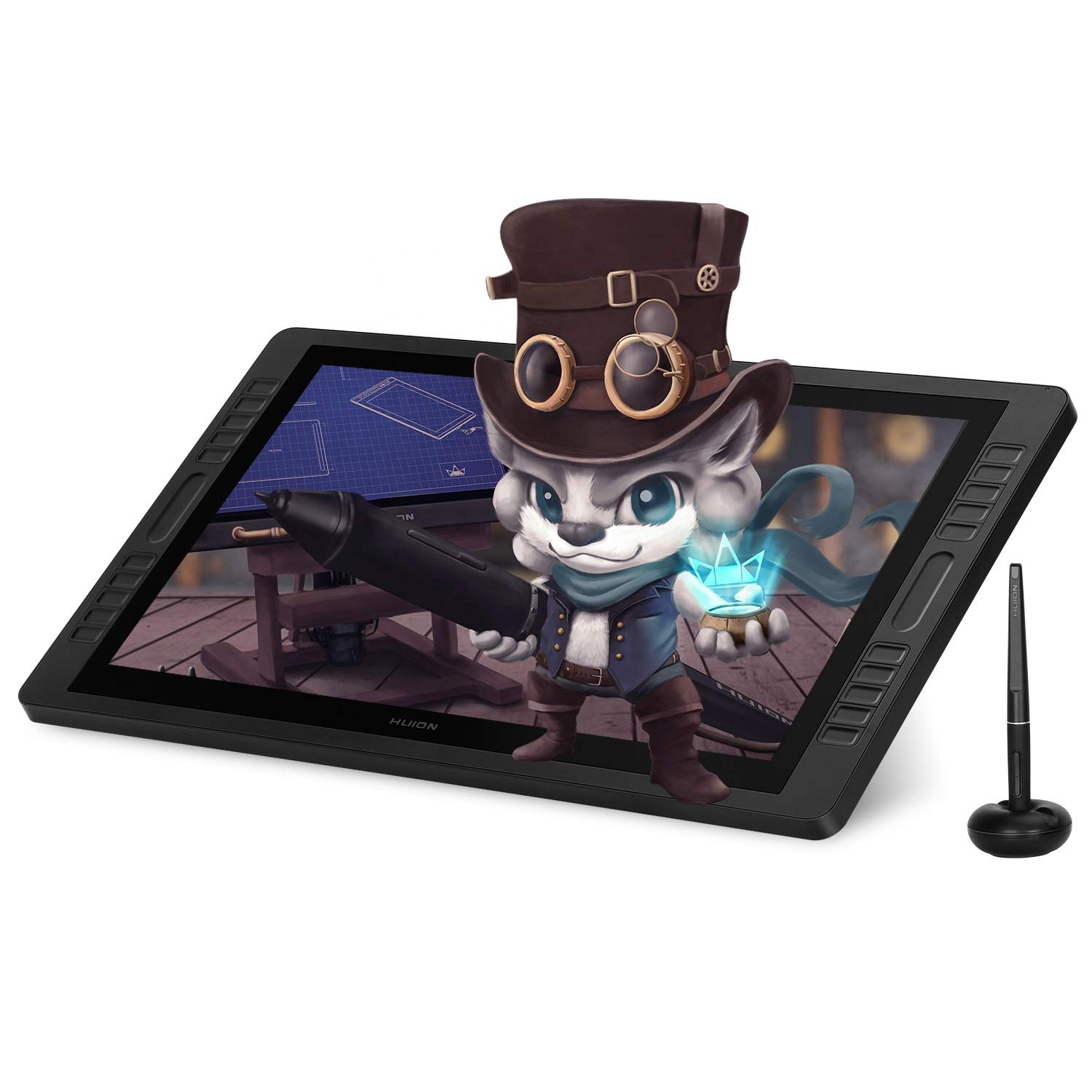 Huion Kamvas 22 Studio (8 + 120 ГБ) 21,5 Дюймов профессиональный художник рисунок компьютер графический планшет сенсорный экран все в одном ПК