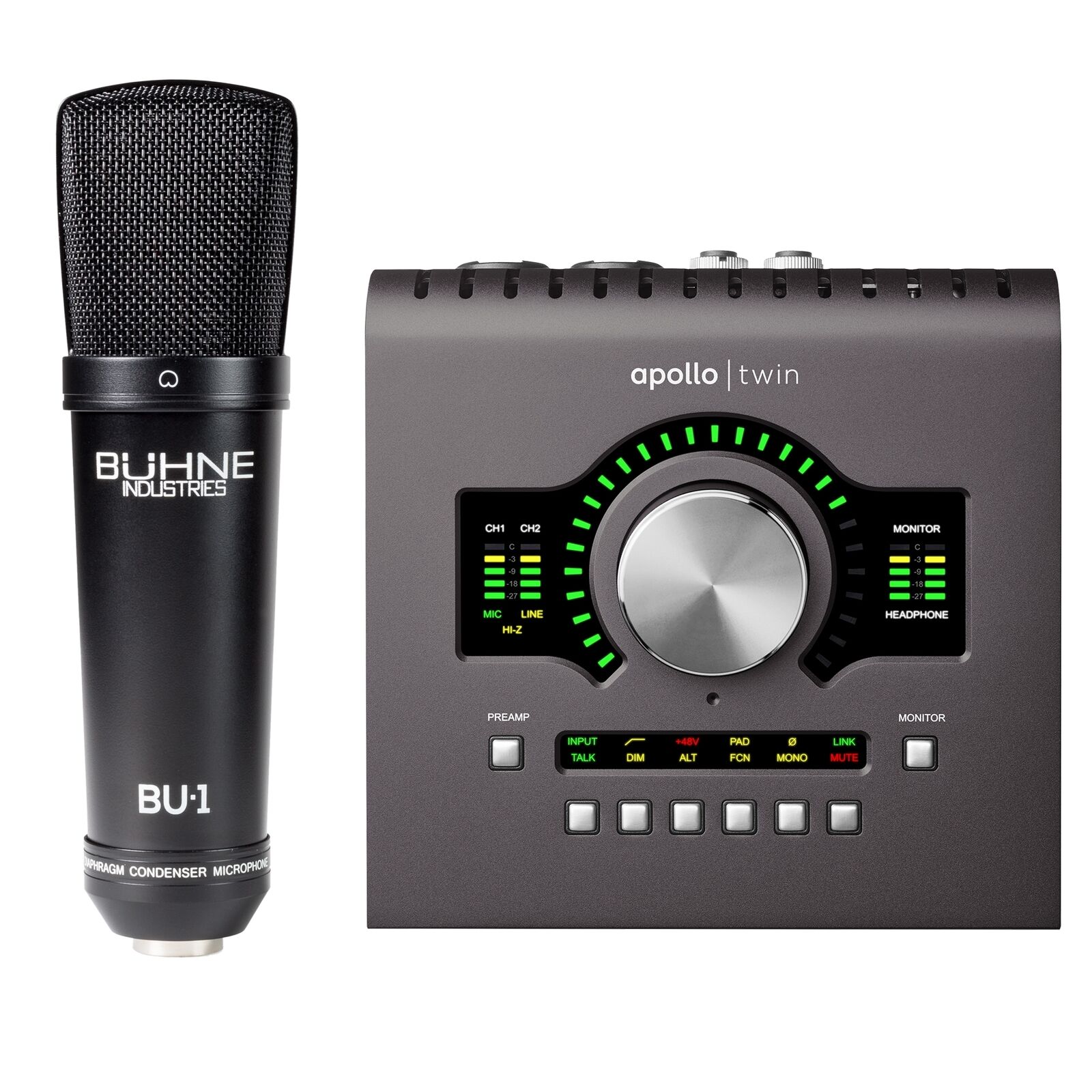 BU-1 Mic Универсальный аудио Apollo Твин MkII обрабатывающий комплект