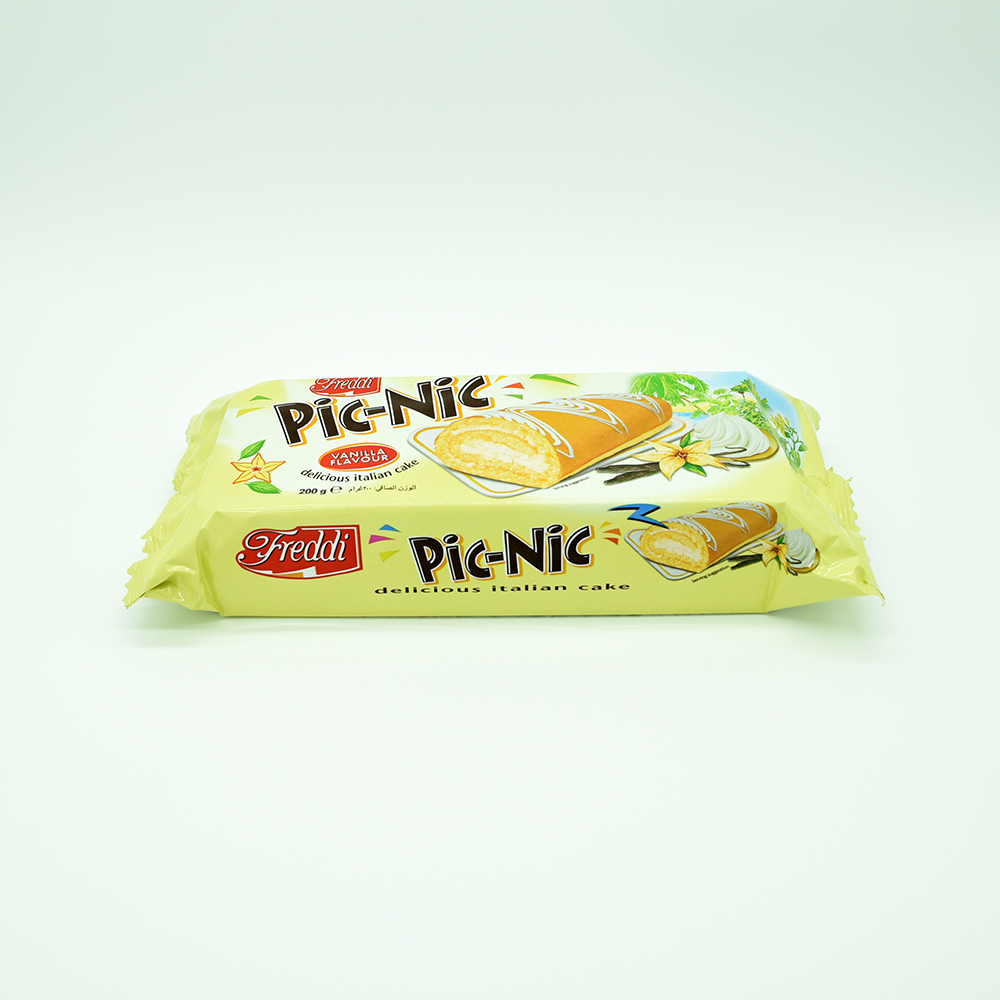 Top quality italian Soft Roll PIC NIC vanilla 200g for daily consumption