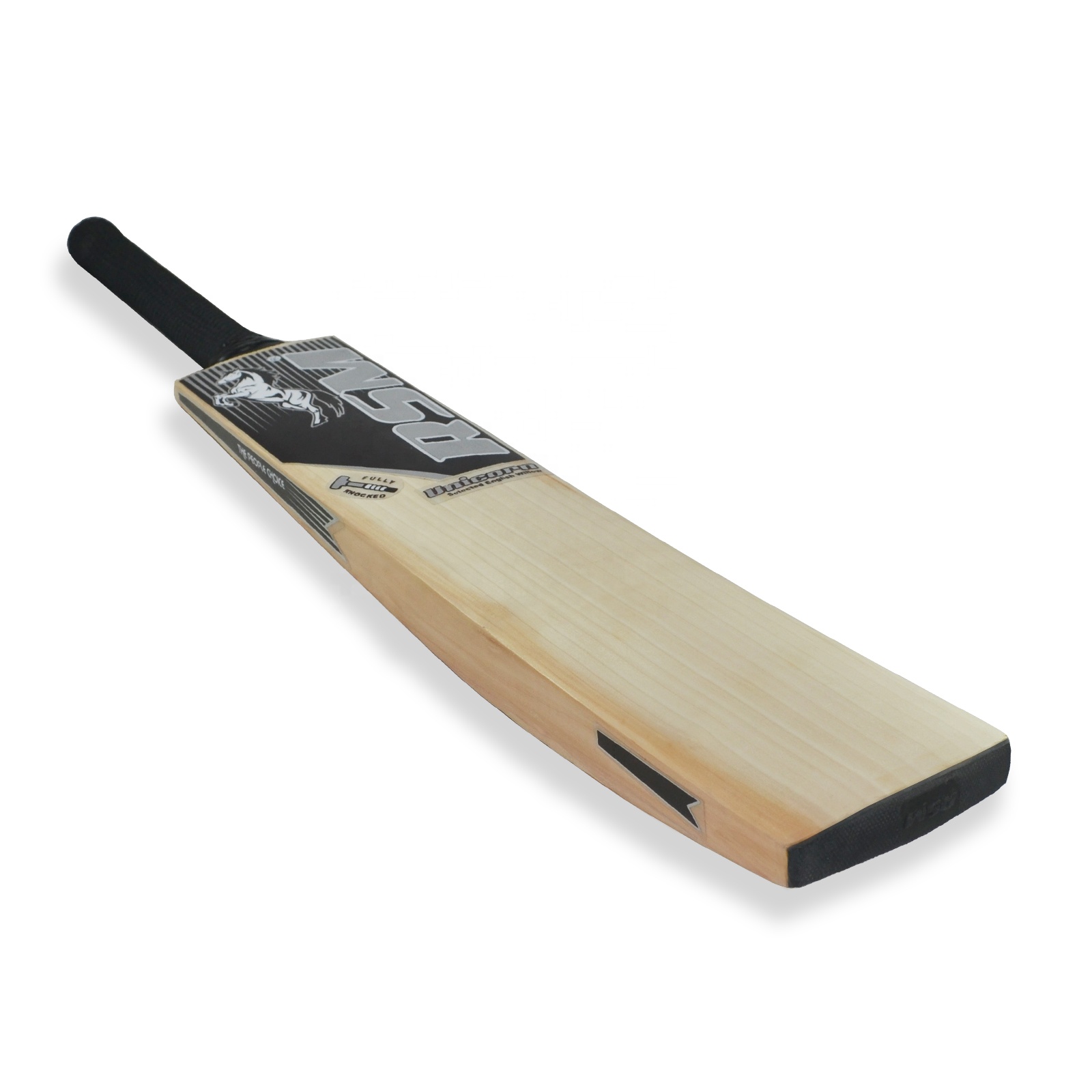 English Willow Cricket Bats Short Handel Grade 1 Bat With RSM Black Sticker