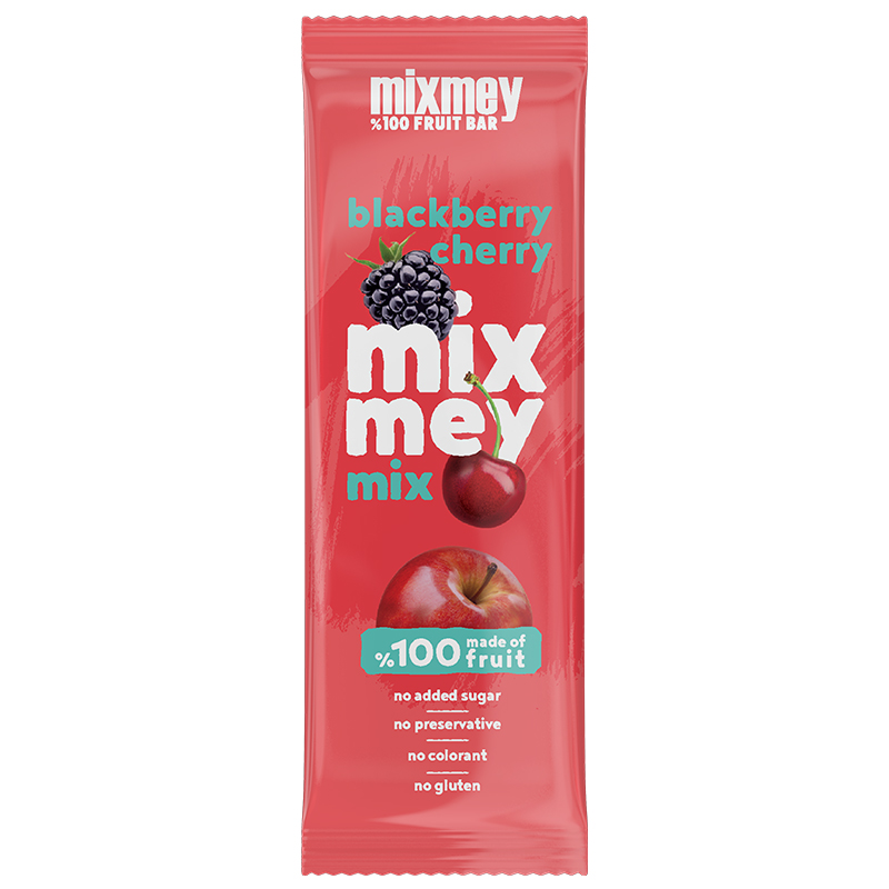 Здоровые веганские натуральные фрукты Mixmey Mix Blackberry Cherry 25 г