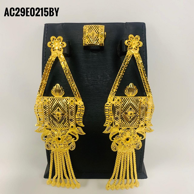 14k золотые серьги-гвоздики
