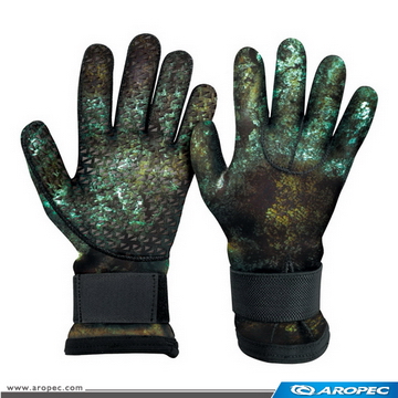 3mm 5 finger Camouflage Glove