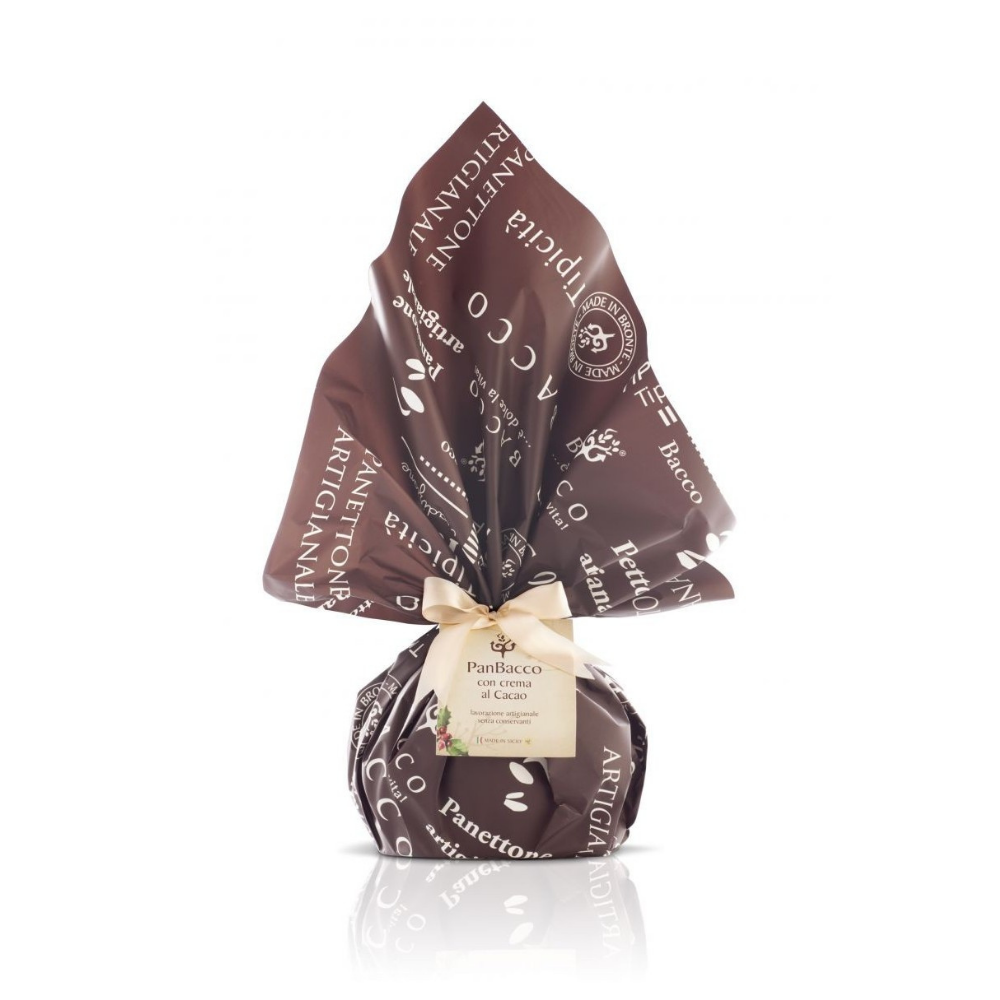 Роскошная пищевая кустарная упаковка Сицилия какао крем Panettone для особого сладкого подарка