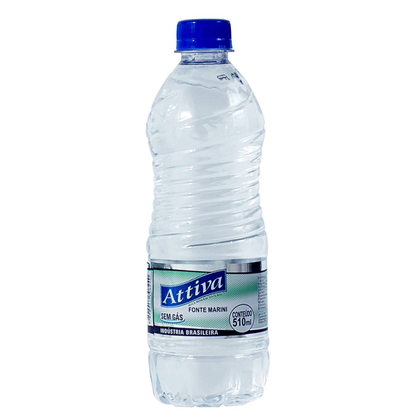 Mineral Water Attiva Drinking Water Healthy Drink pH 7.79 Low Sodium OEM Beverage Private Label 510 ml