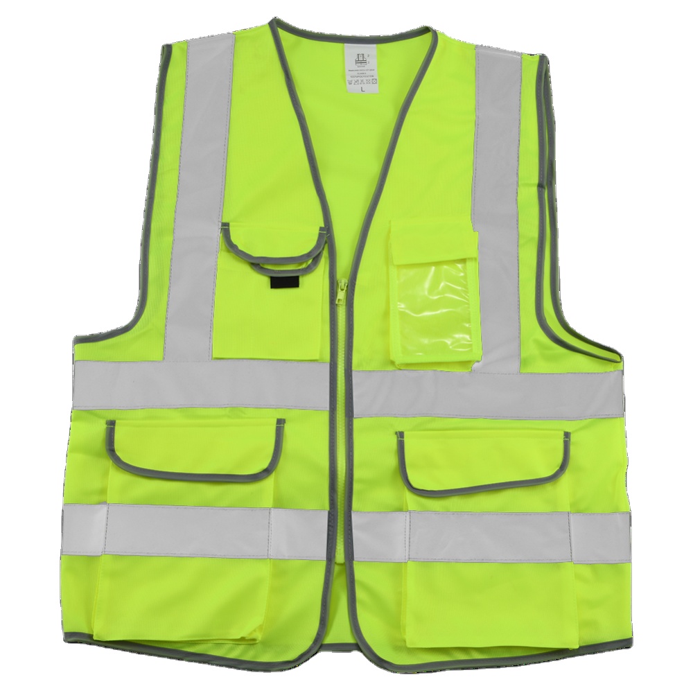 Мульти-карманы Светоотражающие Hi Vis безопасная жилет для строительных рабочих