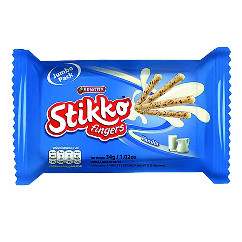 Вафли на палец Arnott's Stickco с ванильным молоком