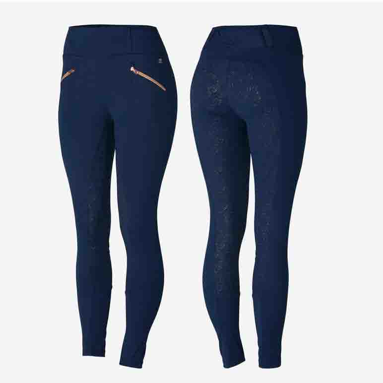 Women's Equestrian Breeches Horse Riding Pants, Full Seat Schooling Tights