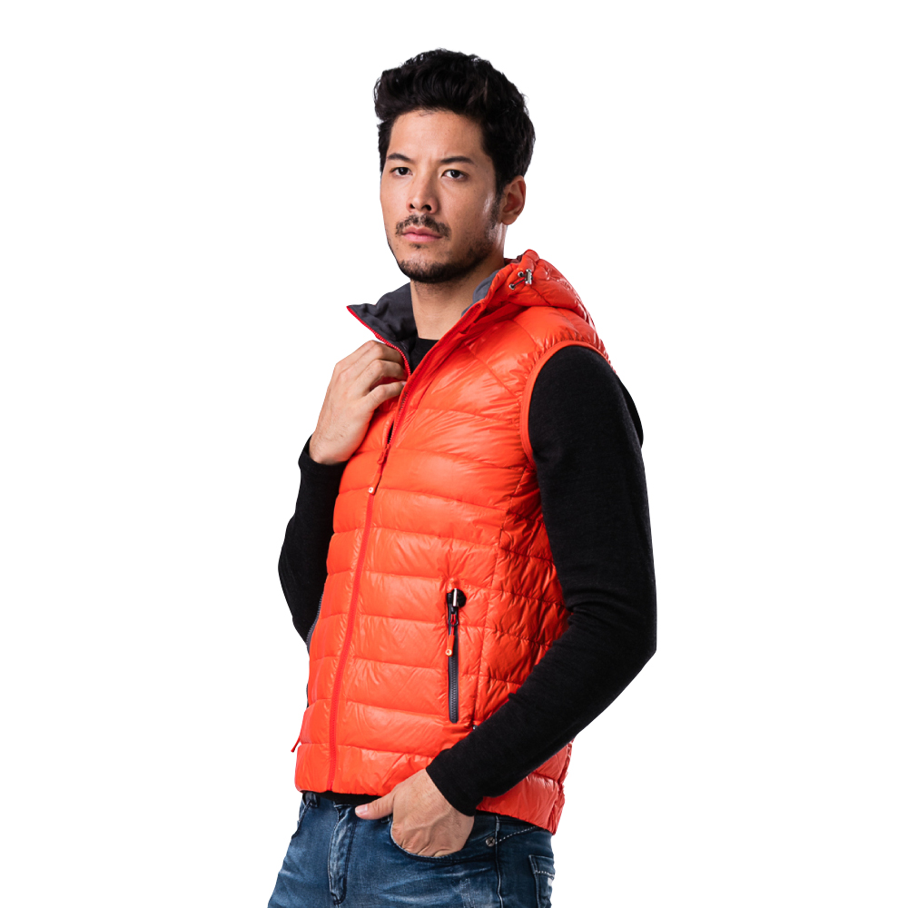 New Designed Stylish Top Down Vest Elastic Outdoor Windproof Warm-keeping Casual Fashion