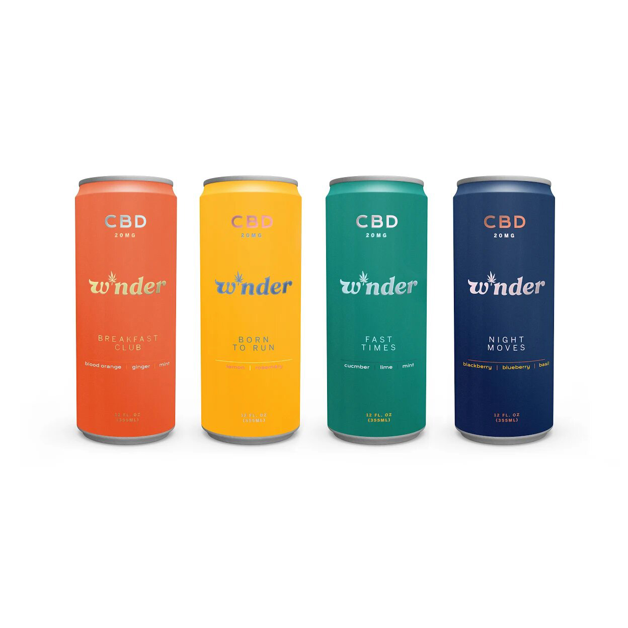 W * Нежный набор 20 мг CBD по одному из каждого вкуса для энергетики, восстановления, фокусировки и отдыха, энергетические напитки CBD