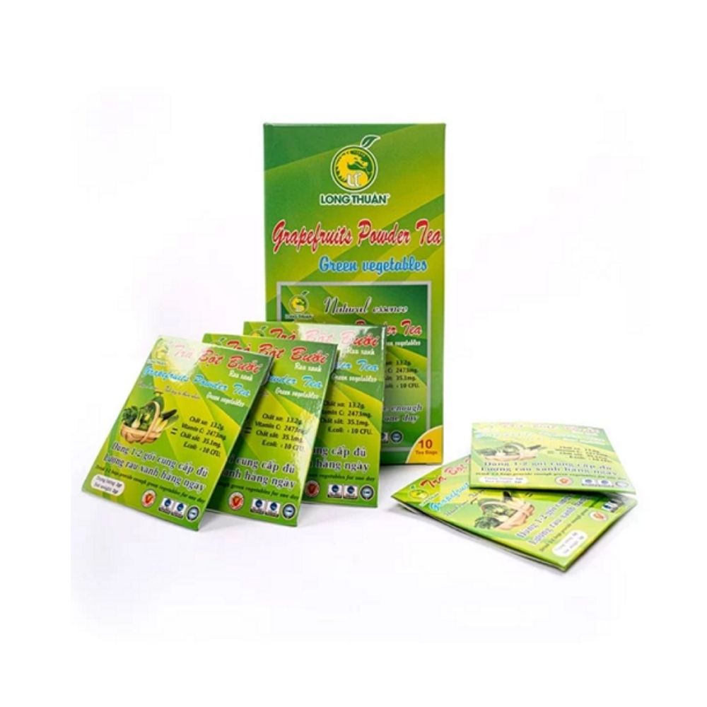 Pomelo powder tea provide vitamins nutrients and fiber instead of vegetables from Vietnam