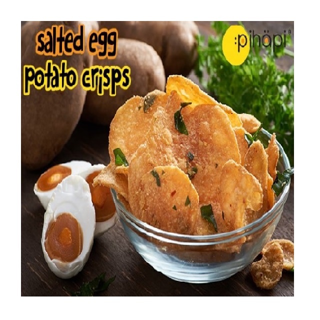 Оригинальные соленые яйца Pihapi, картофельные чипсы