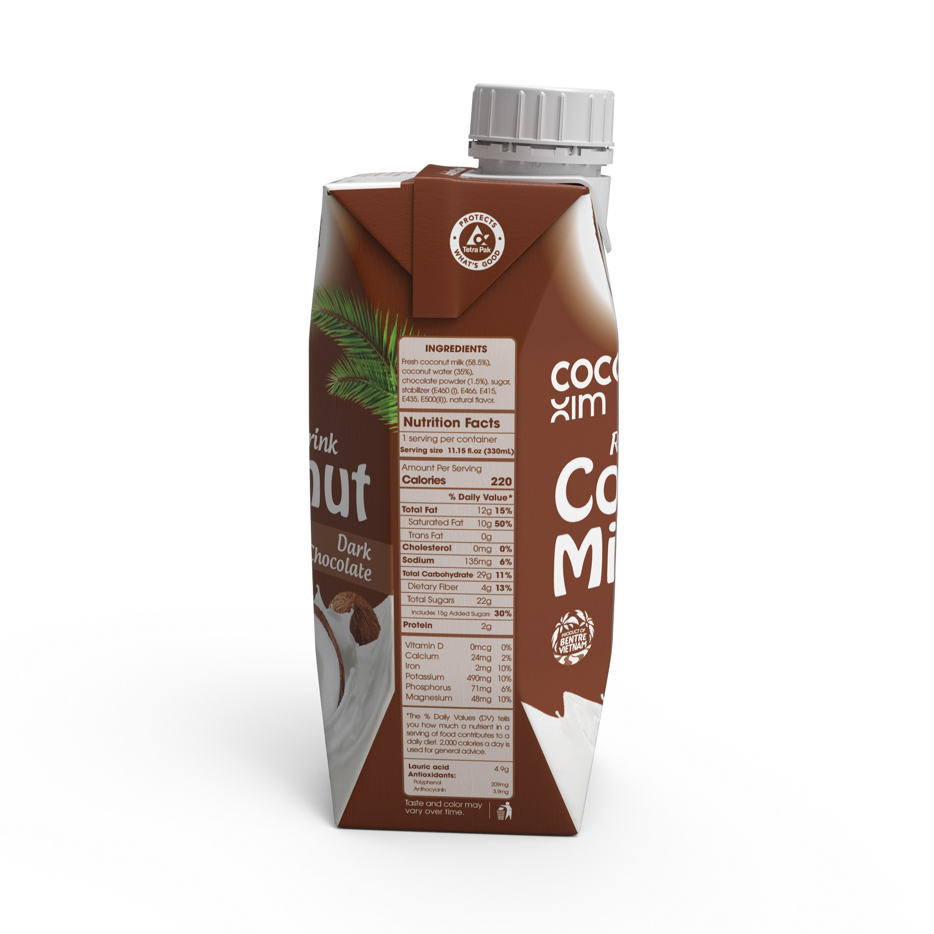 Кокосовое молоко, асептический TETRA PAK, размер упаковки 330 мл и 1000 мл, различные ароматы
