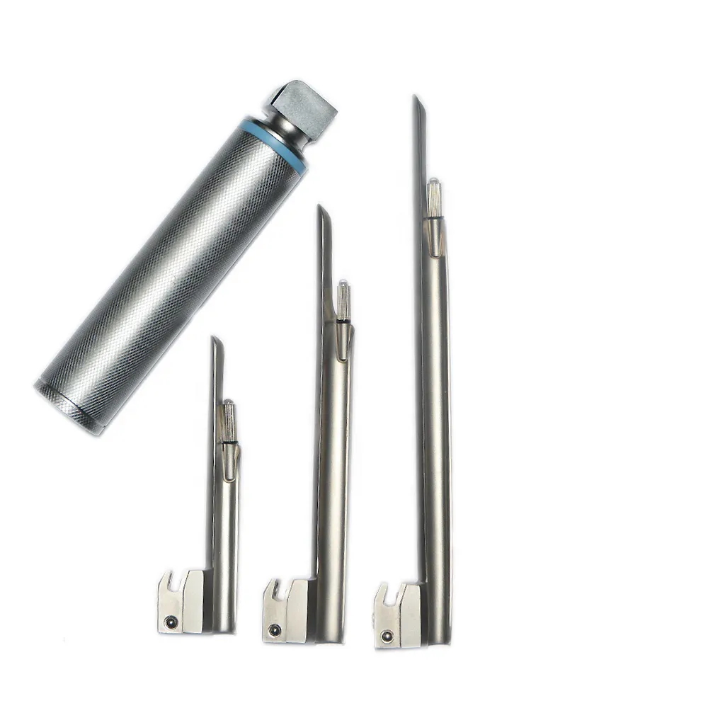 Miller Conventional Laryngoscope Set of 3 blades