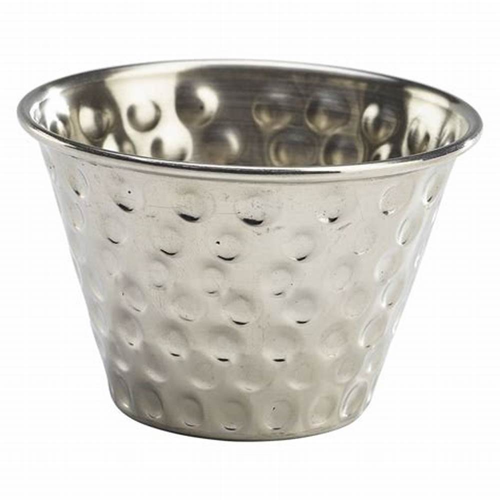 Hammered -st.steel - 1.5oz - Stocked Sauce Cup