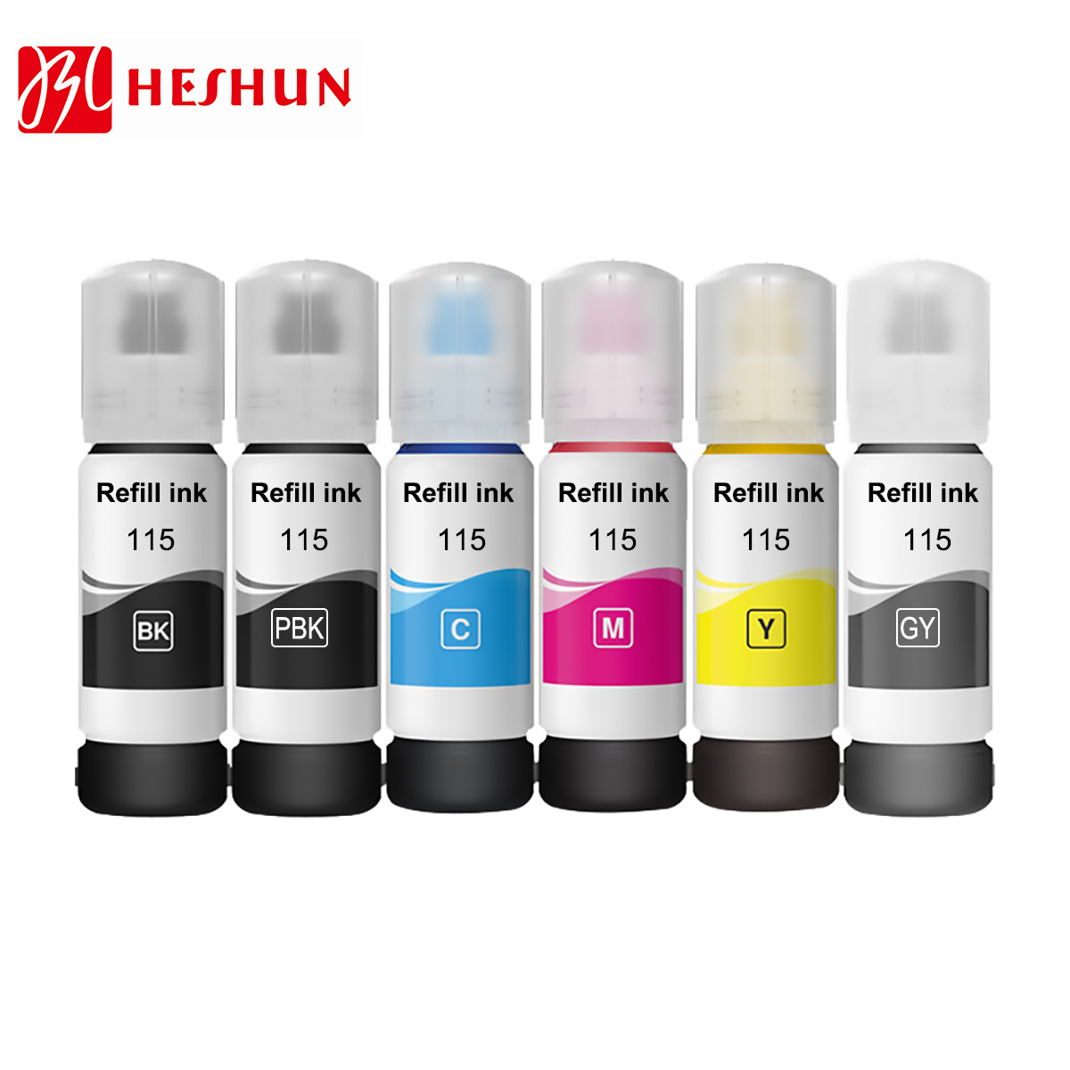 HESHUN T552 T555 114 115 014 Премиум совместимый заправка картриджей объемные струйный принтер для ET-8500 ET-8550 L8168 L8188 принтер