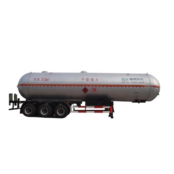 57cbm lpg танкер газовый резервуар хранения сжиженного нефтяного газа Полуприцепы для продажи в Египте
