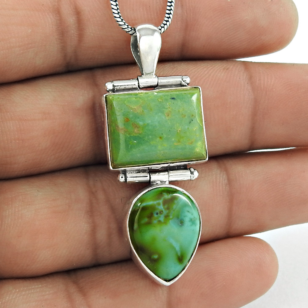 Sky blue turquoise pendant handmade silver jewellery suppliers 925 sterling silver wedding & fashionable pendants