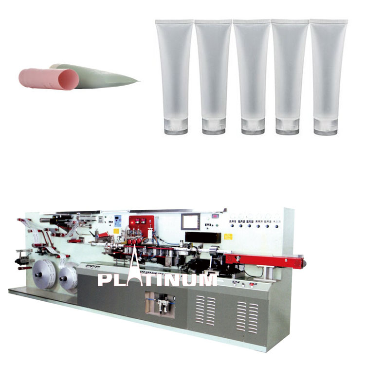 Laminated aluminum plastic toothpaste tube making machine