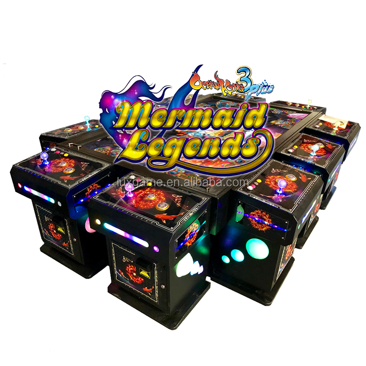 2021 LuxGame 10 игроков приносят прибыль High Fish Game Jackpot OK3 Plus легенды русалки