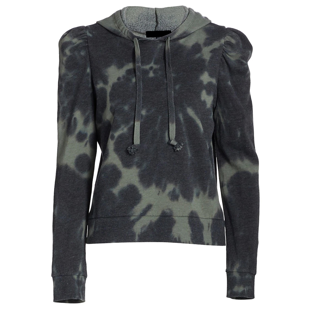Women Sports Wear Tie Dye Long Sleeve Hoodie
