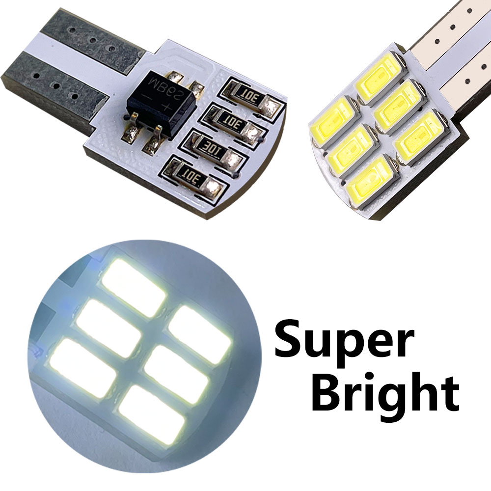 Яркие светодиодные автомобильные лампы для фар T10 с 5730 6 SMD