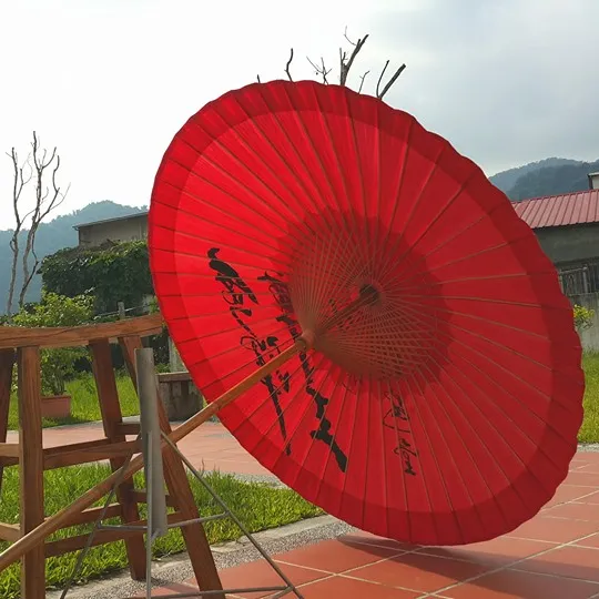 Taiwan Hakka hand made oil paper umbrella for fashion Photography props 39.4cm