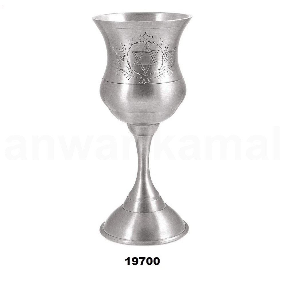 Уникальный популярный серебряный дизайн Judaica, производитель Кубков Kiddush