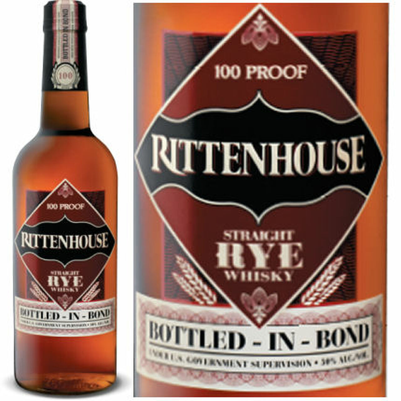 Rittenhouse Straight Rye 100 Proof