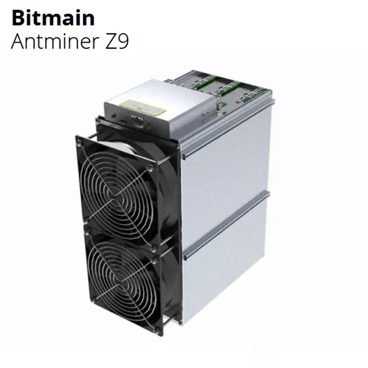 used Bitcoin miner Bitmain Antminer Z9 42ksol/s power consumption 970W Equihash algorithm Bitcoin mining machine.