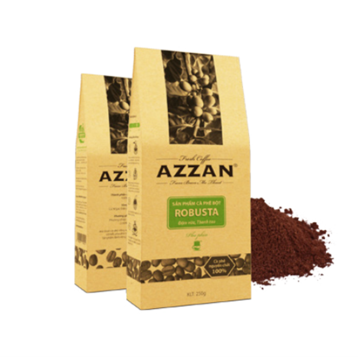 Bitter Taste Azzan High Quality Blended Robusta Ground Coffee Export From Vietnam