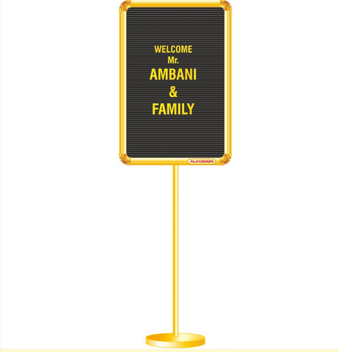Grooved Board Pedestal Stand