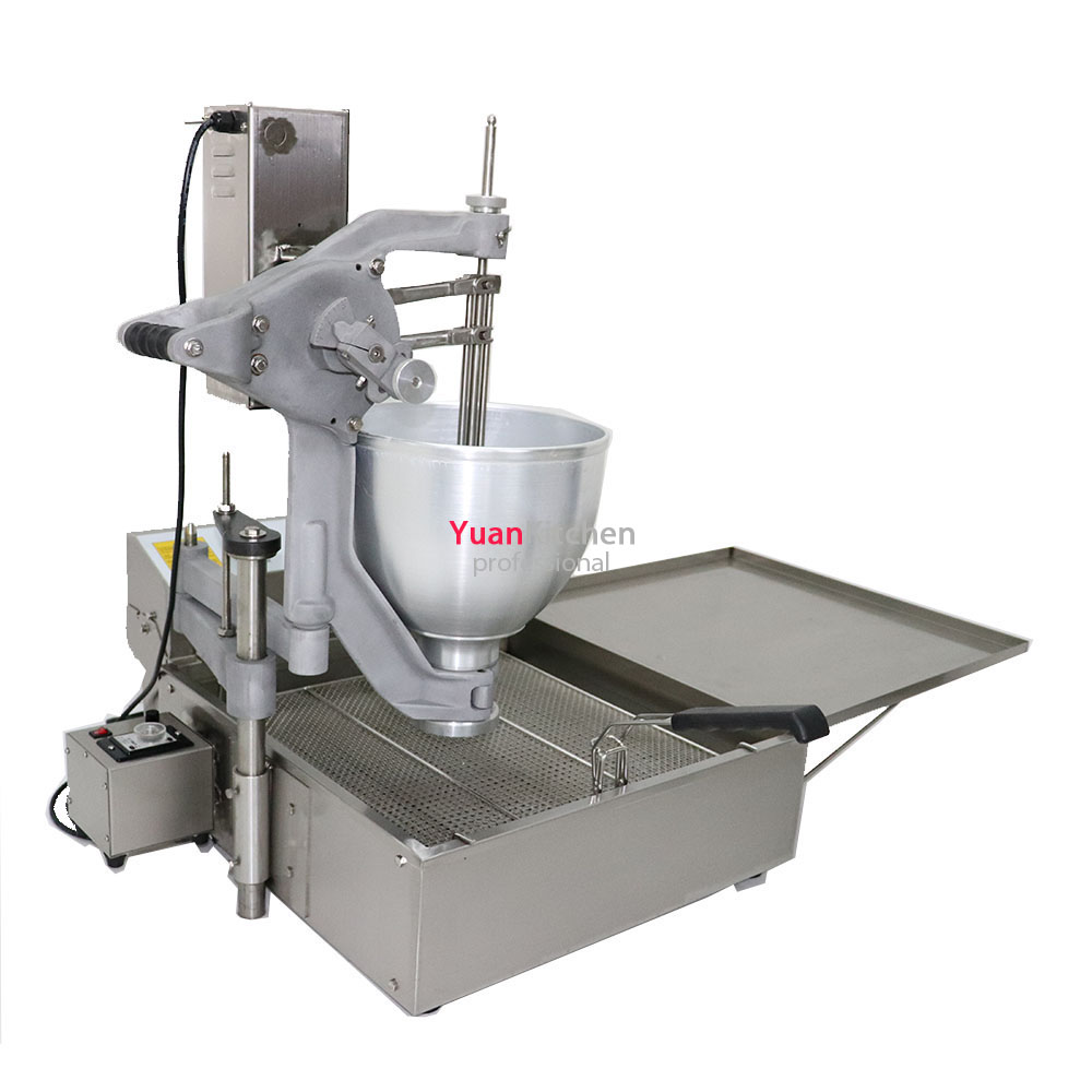 9L Commercial Electric Automatic Donut Ball Doughnuts Donut Maker Fryer Machine with 3 Plungers